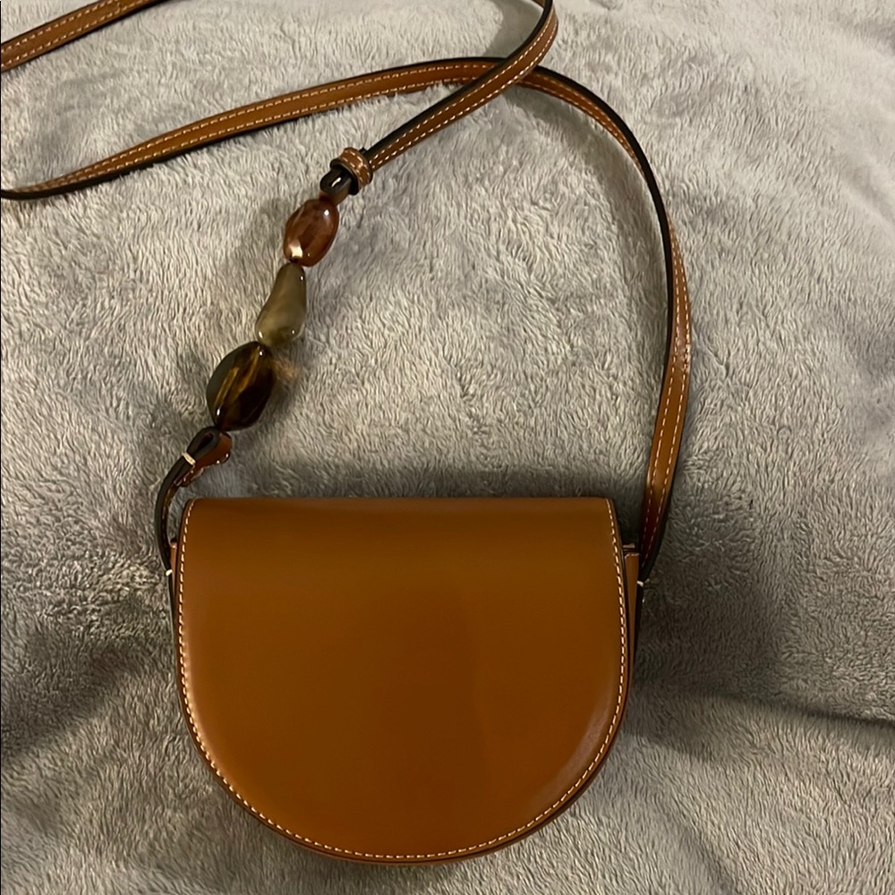 NEW ZARA Elegant Tan Crossbody Bag